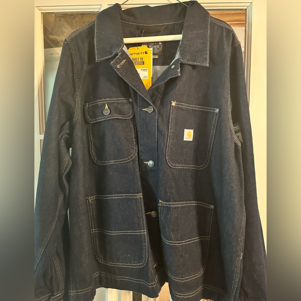 Carhartt Women's Dark Indigo Denim Utility Jacket